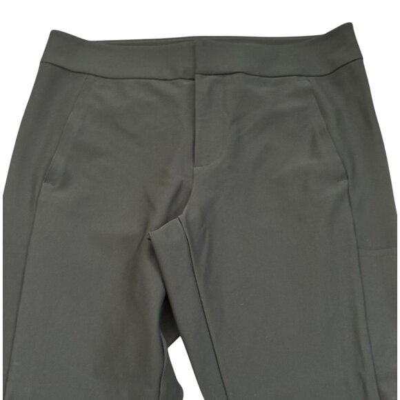 Athleta Stellar Skinny Trouser Blank Pant Pockets Zippers/Leg Hem Women's Size 8 - Picture 4 of 10